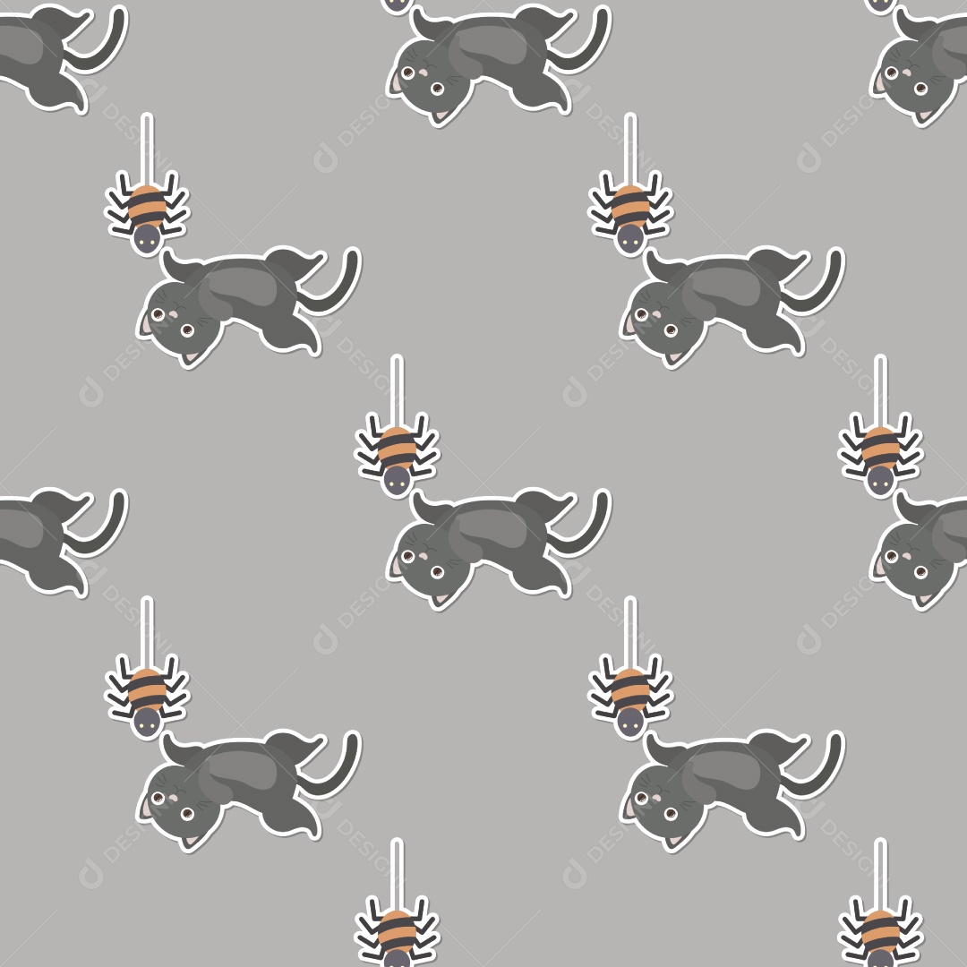 Conjuntos de Elementos para o Halloween Ilustração Vetor EPS