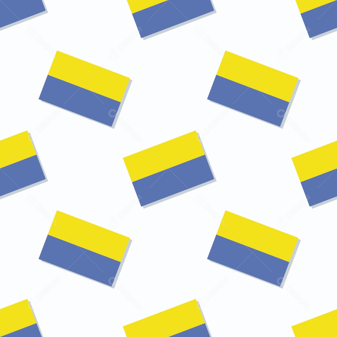 Conjunto de Bandeira da Ucrânia Ilustração Vetor EPS