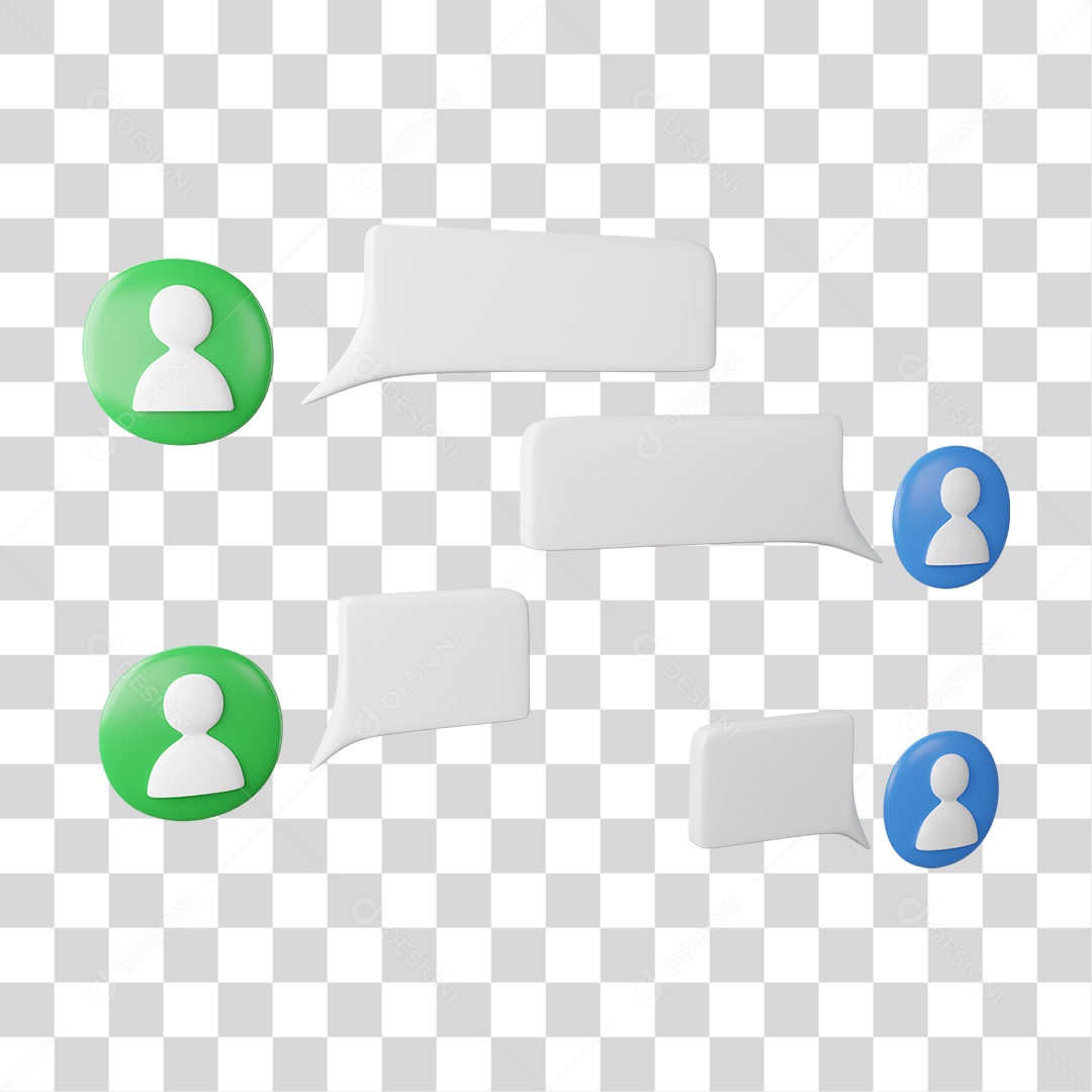 Chat Troca de Mensagens Conversas PNG Transparente