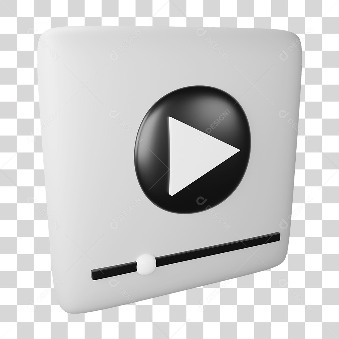 Ícone Play Reproduzir Computador PNG Transparente