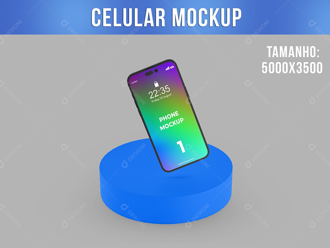 Celular Mockup Smartphone PSD Editável