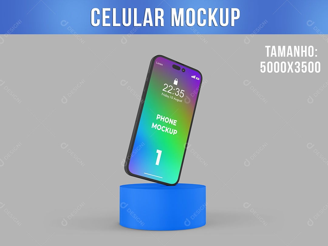 Celular Mockup Smartphone PSD Editável