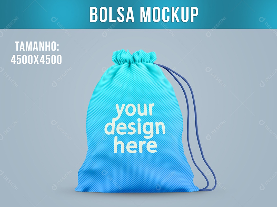 Bolsa Mockup PSD Editável