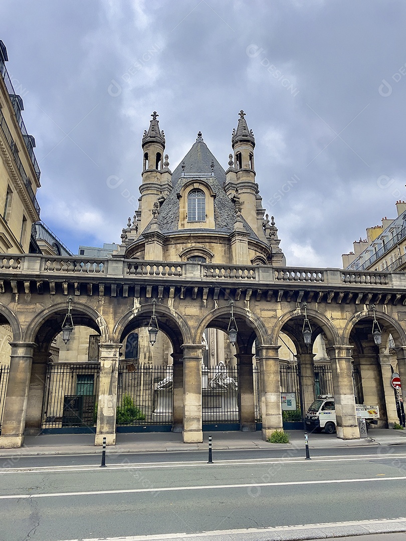 Logotipo do comerciante Igreja protestante do Oratório do Louvre