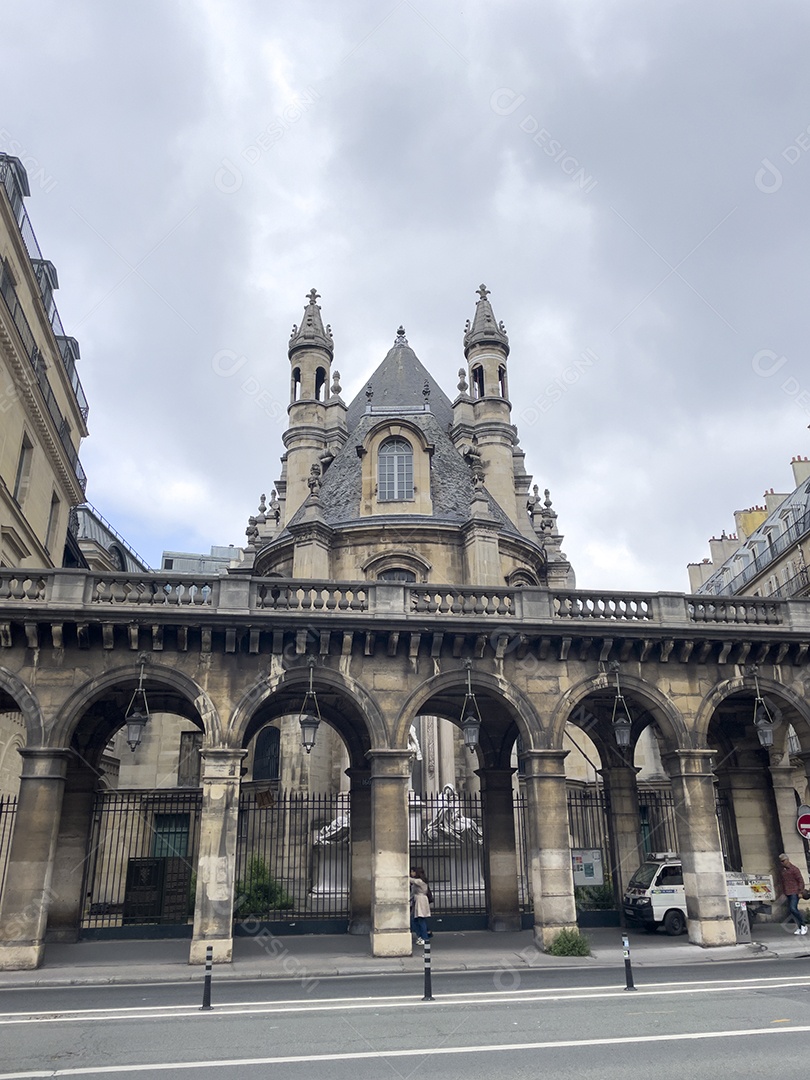 Logotipo do comerciante Igreja protestante do Oratório do Louvre