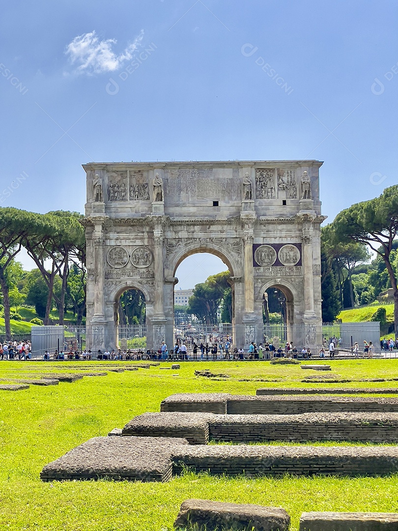 Detalhes Arco de Constantino