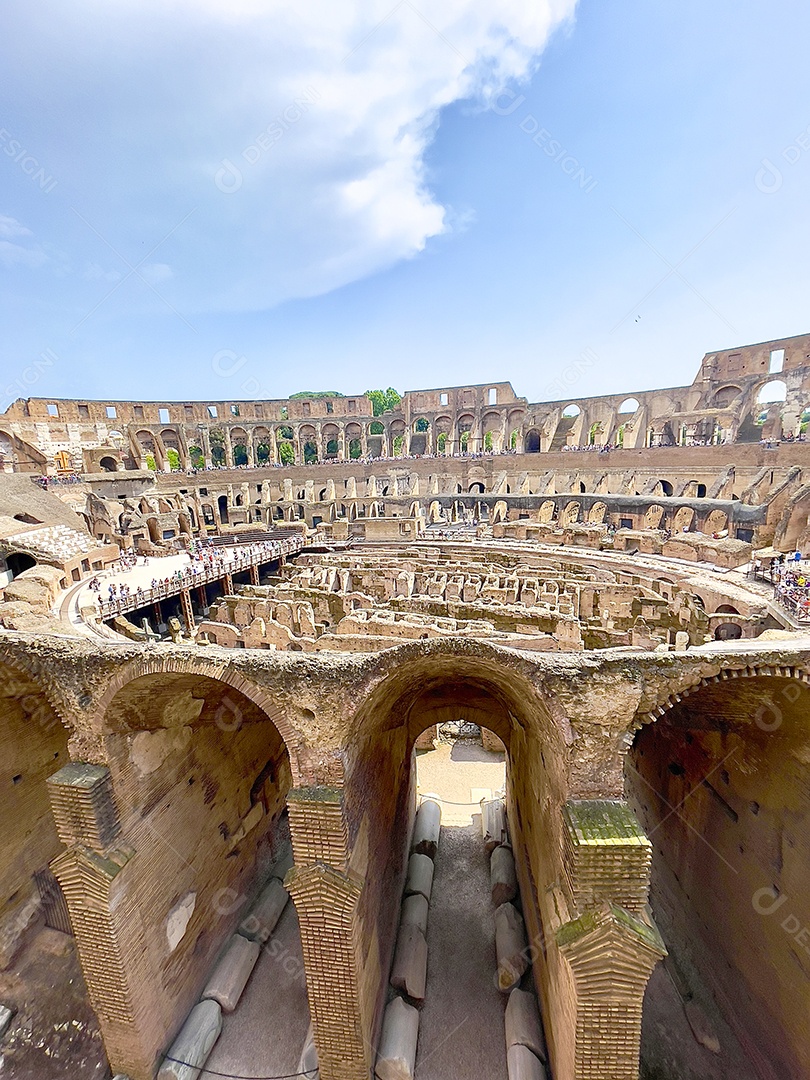 Detalhes Marco histórico Coliseu