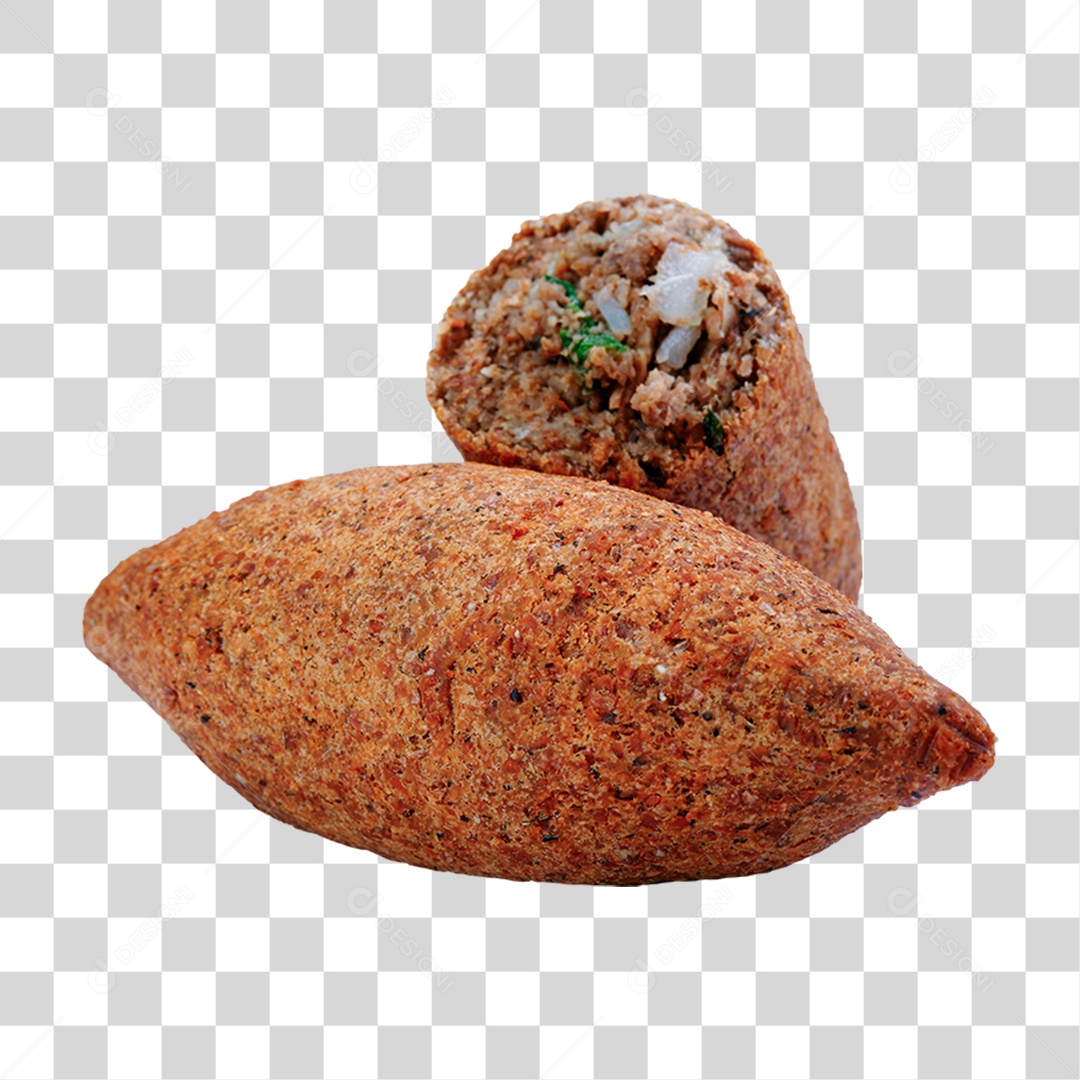 Quibe com Recheio de Carne Moída PNG Transparente