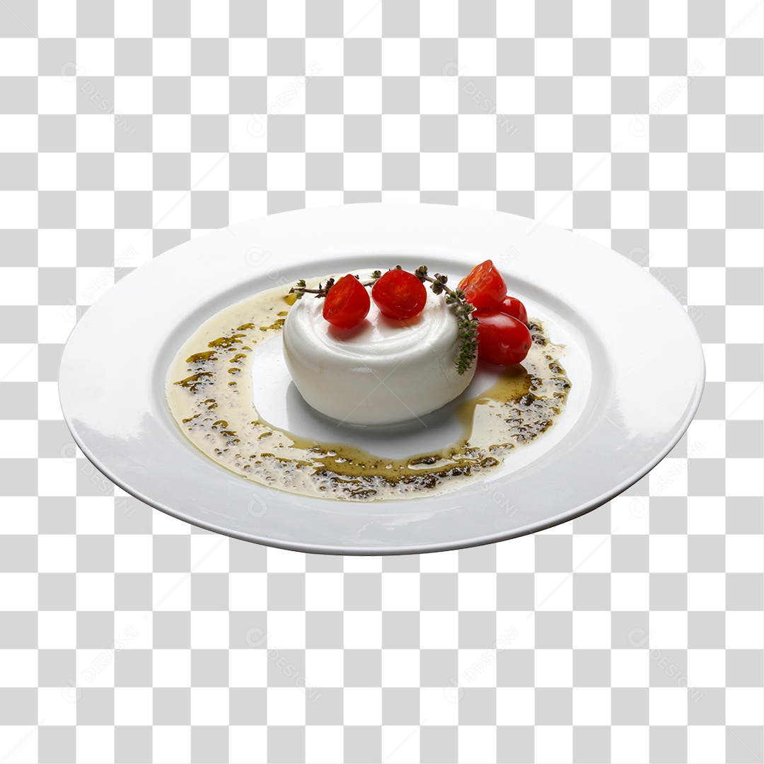 Prato com Sobremesa e Doces PNG Transparente