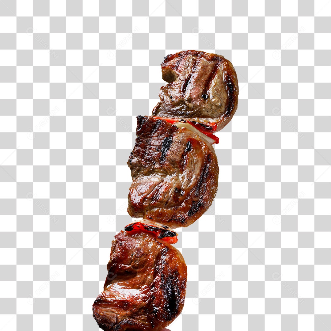 Espetinho de Carne PNG Transparente
