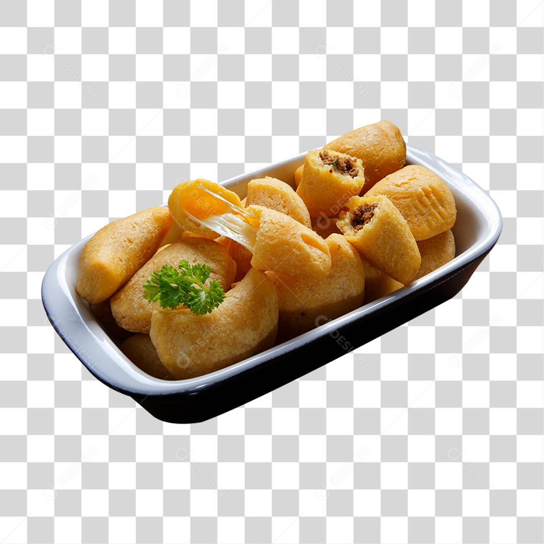 Bandeja com Salgados PNG Transparente