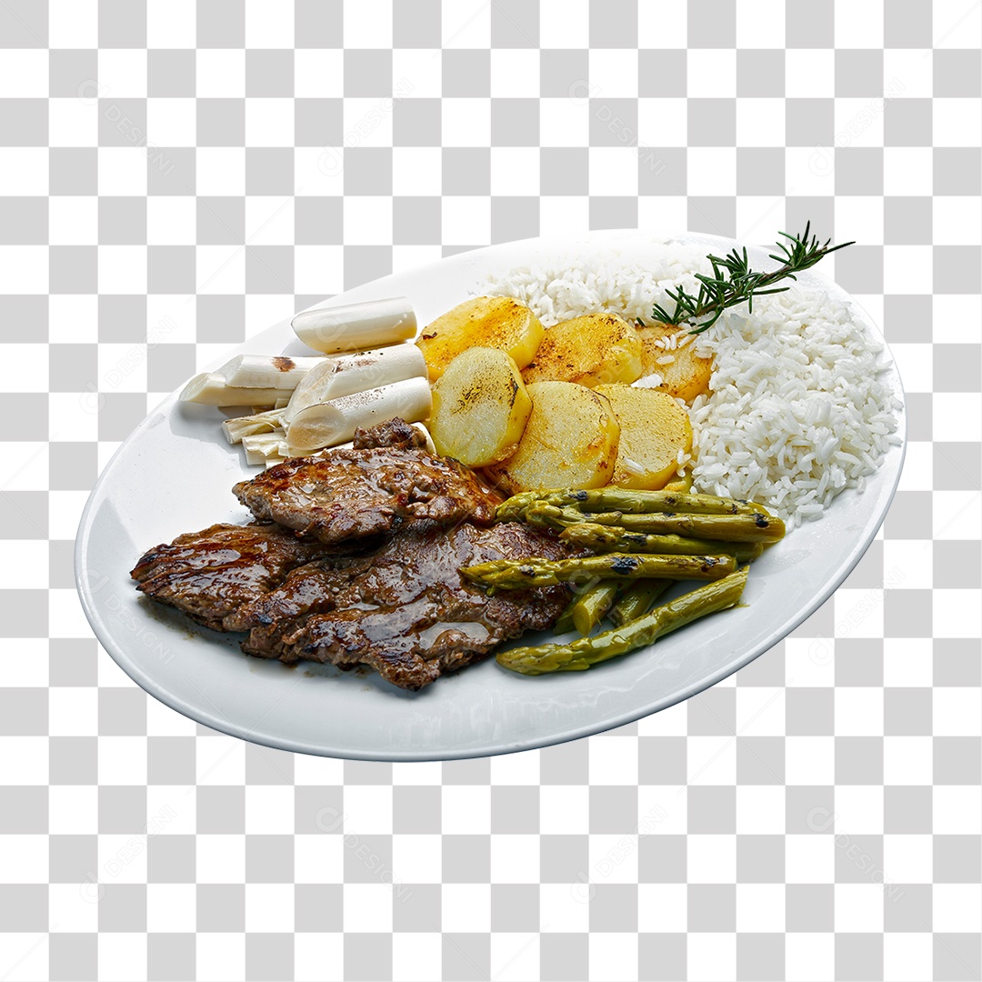 Prato de Comida PNG Transparente