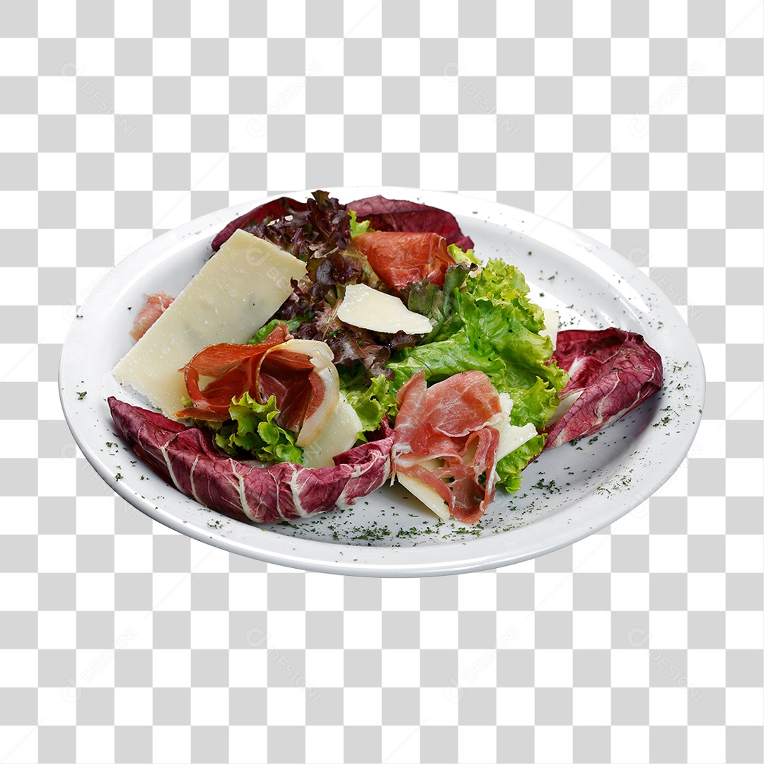 Prato de Saladas PNG Transparente