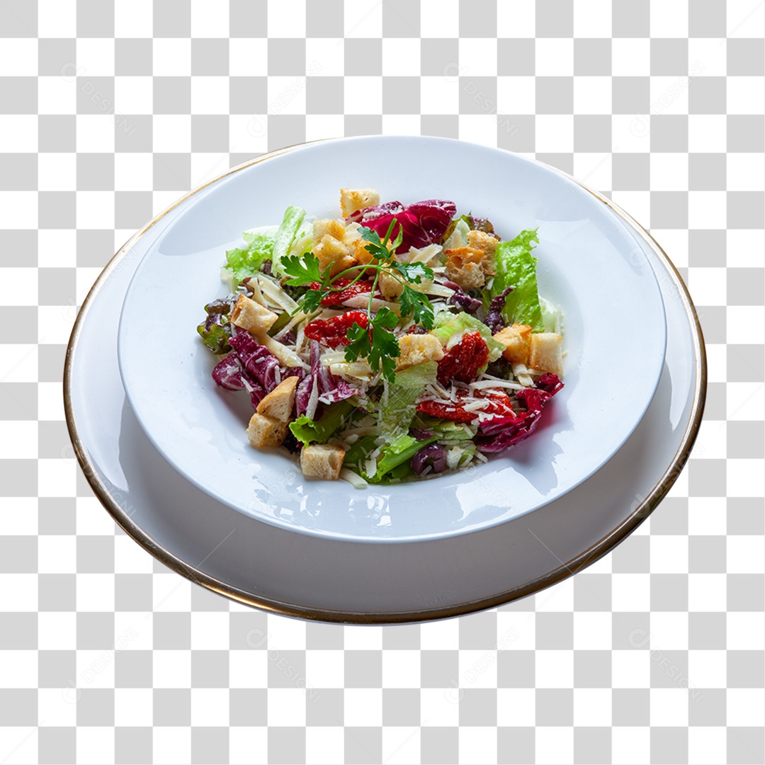 Prato de Saladas PNG Transparente