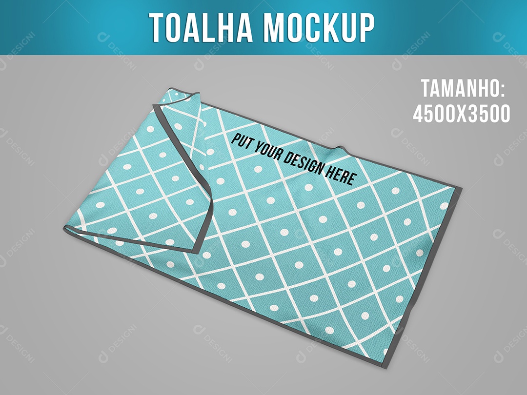 Toalha Mockup PSD Editável