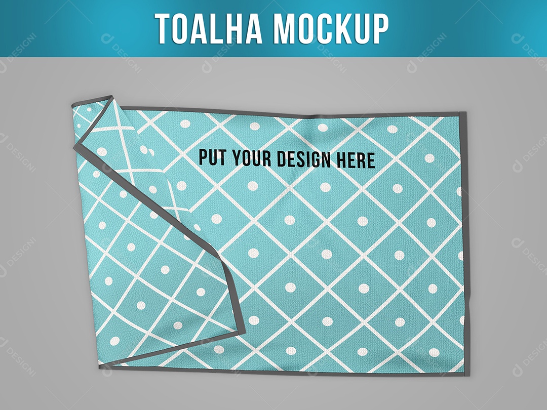 Folheto Mockup PSD Editável