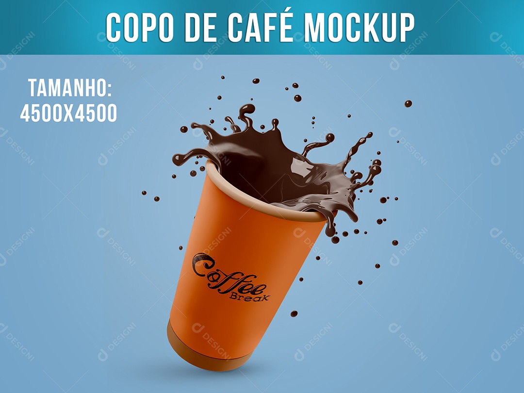 Copo Café Mockup PSD