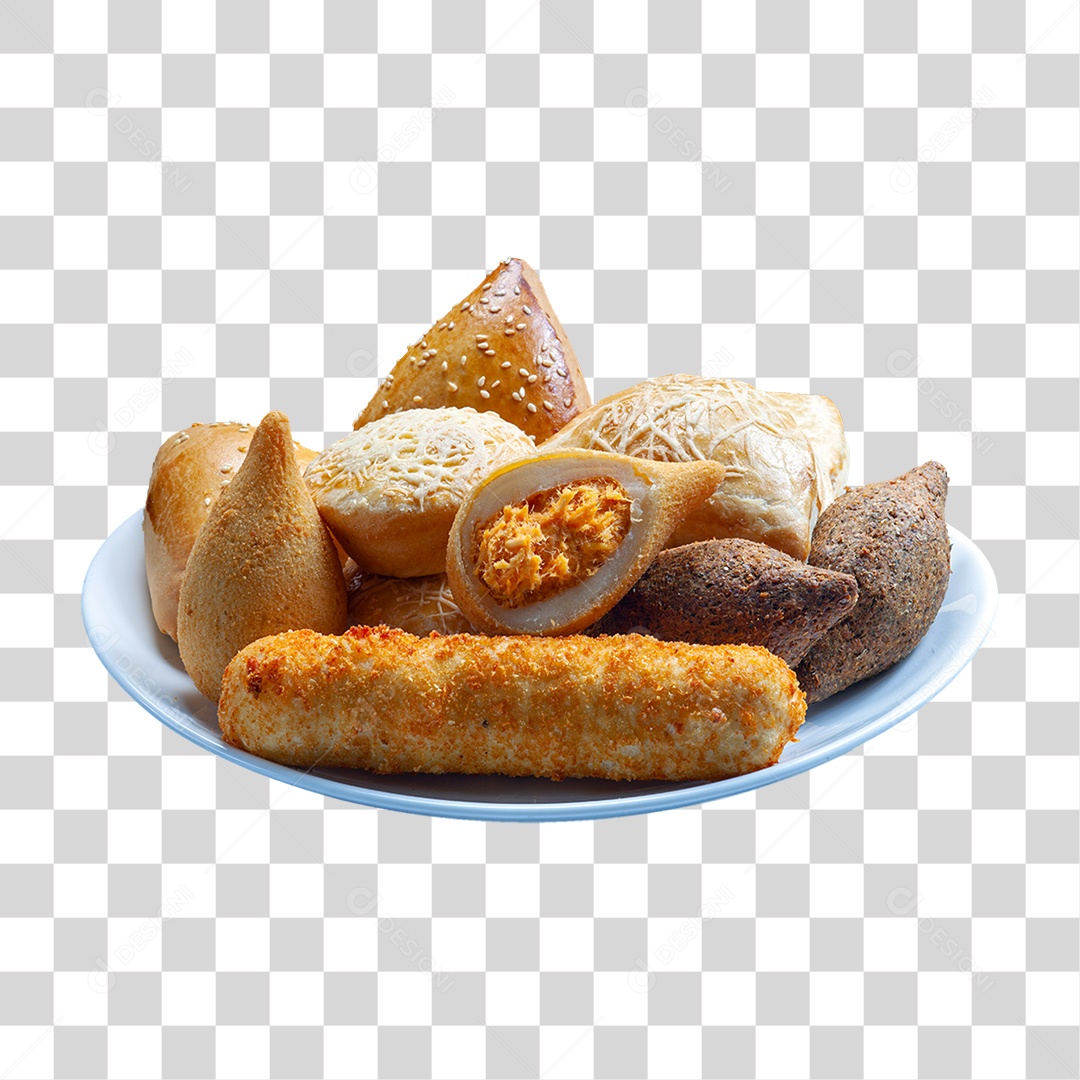 Salgados Fritos PNG Transparente