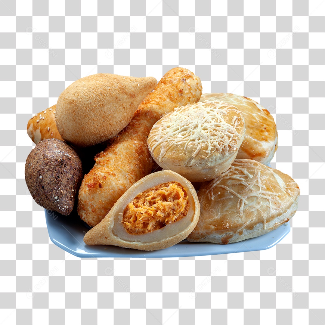 Salgadinhos Assados PNG Transparente