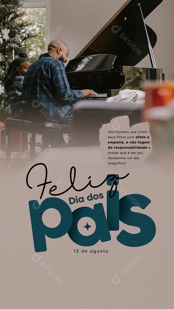 Story Feliz Dia Dos Pais Social Media PSD Editável