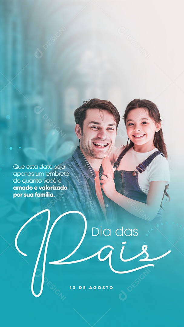 Social Media Amado e Valorizado Por Sua Família Dia Dos Pais PSD Editável