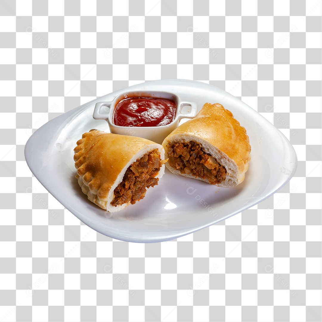 Empada de Carne Moída PNG Transparente