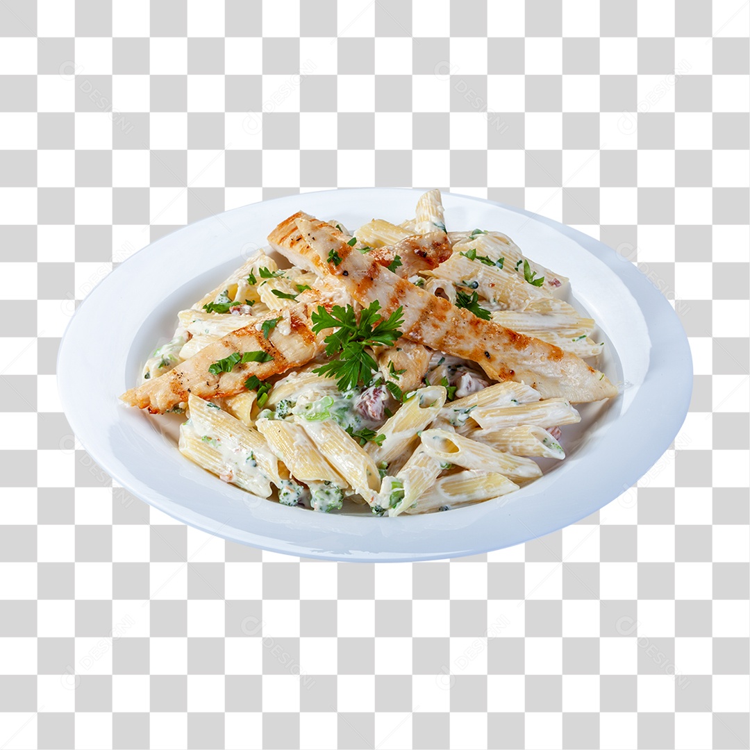 Prato com Macarrão e Queijo PNG Transparente