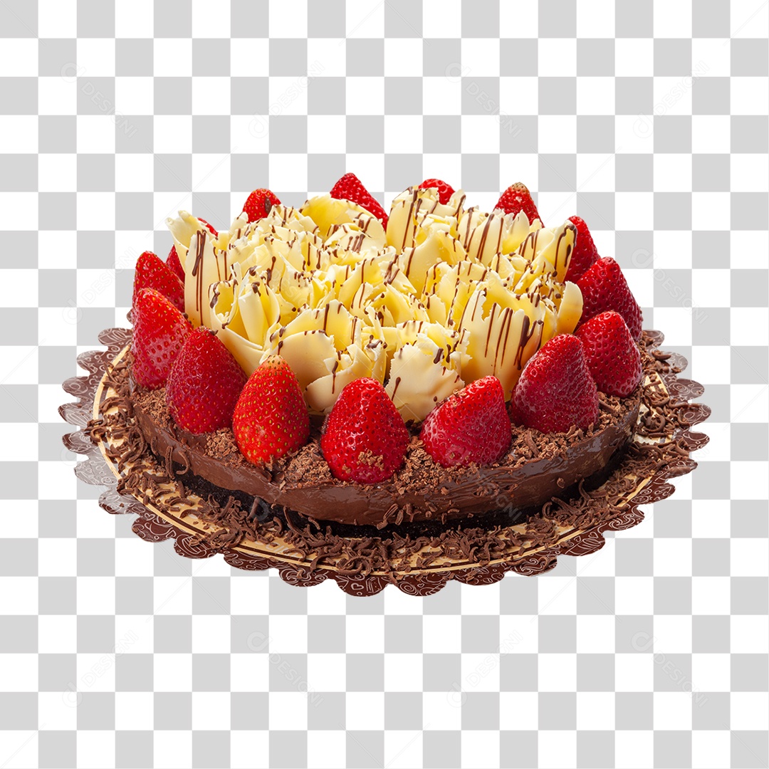 Bolo de Chocolate PNG Transparente