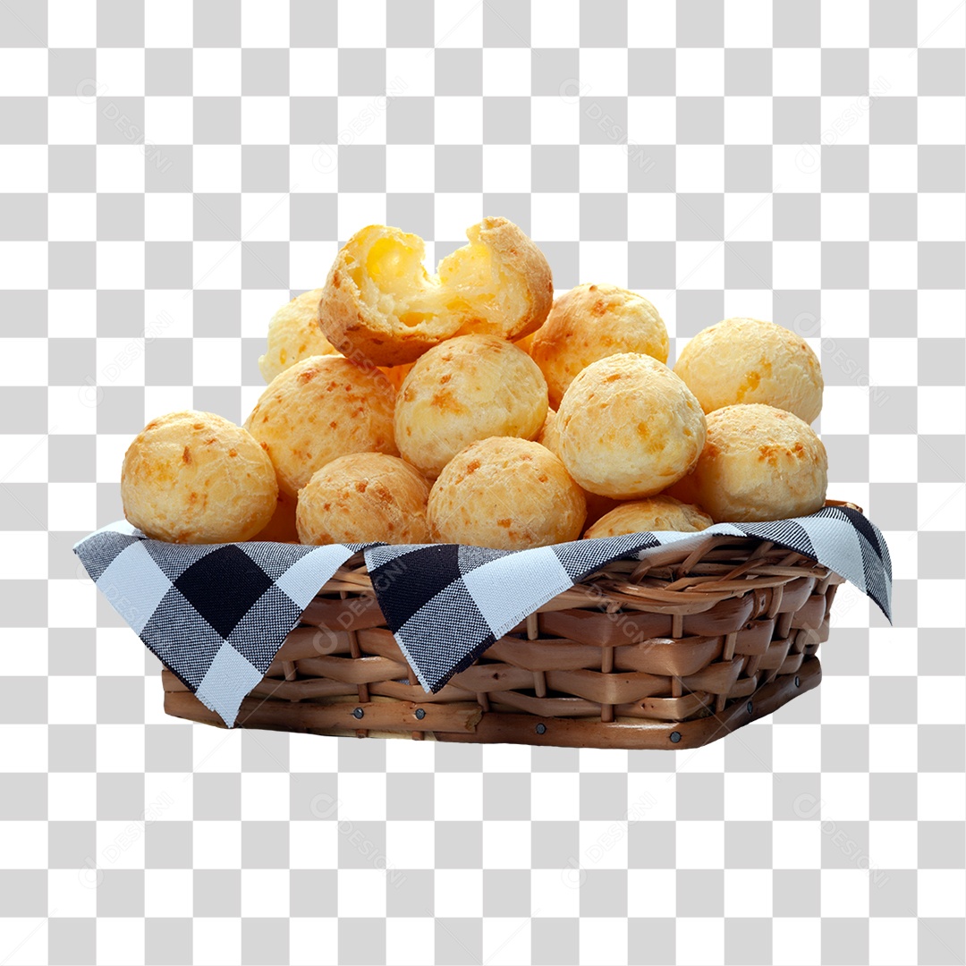 Pão de Queijo PNG Transparente