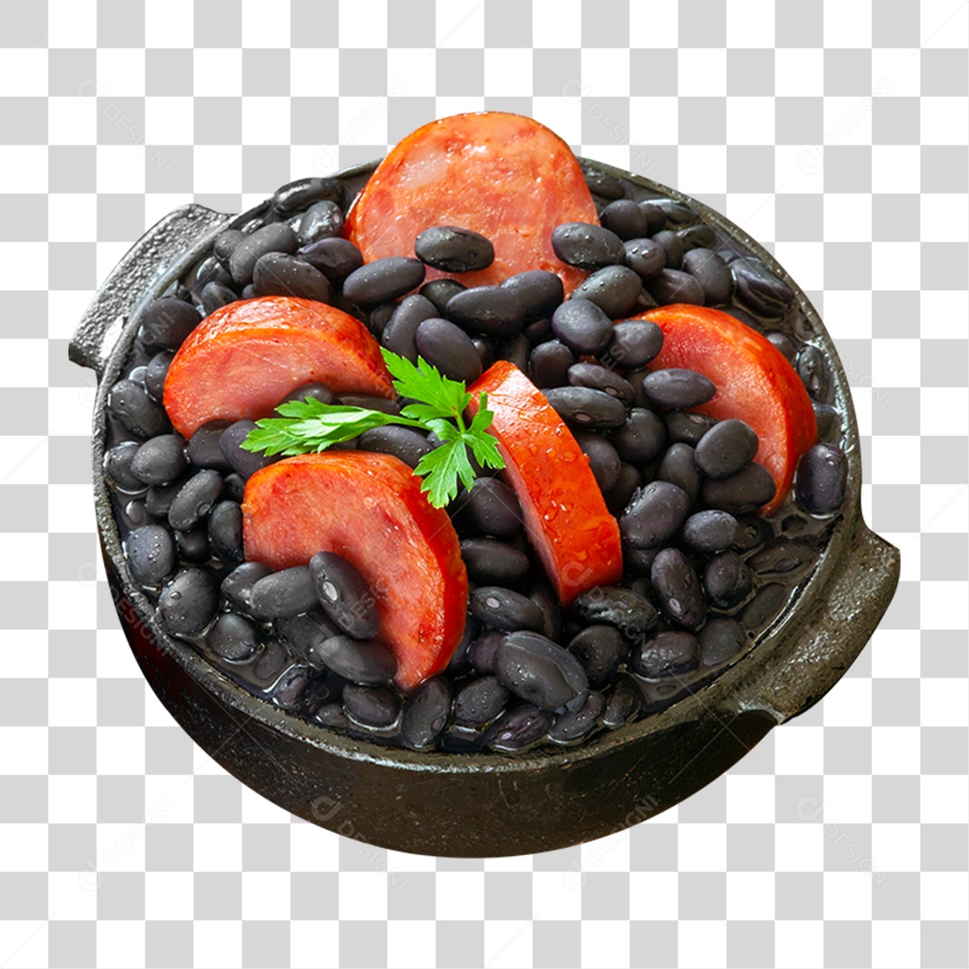 Feijoada Tradicional Brasileira PNG Transparente