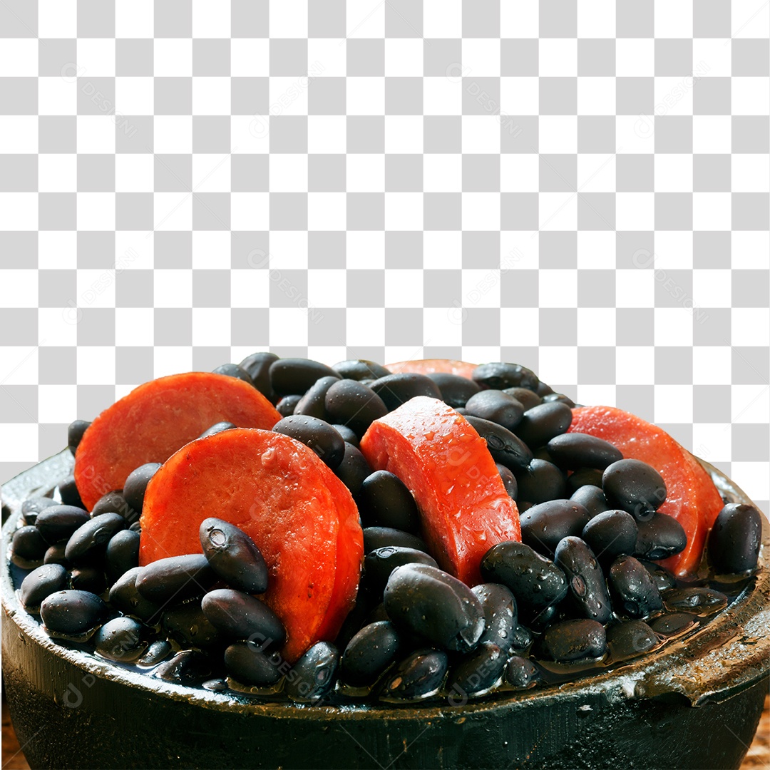 Feijoada com Calabresa PNG Transparente