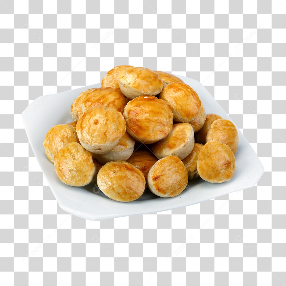 Empadinha Assada em Tigela PNG Transparente