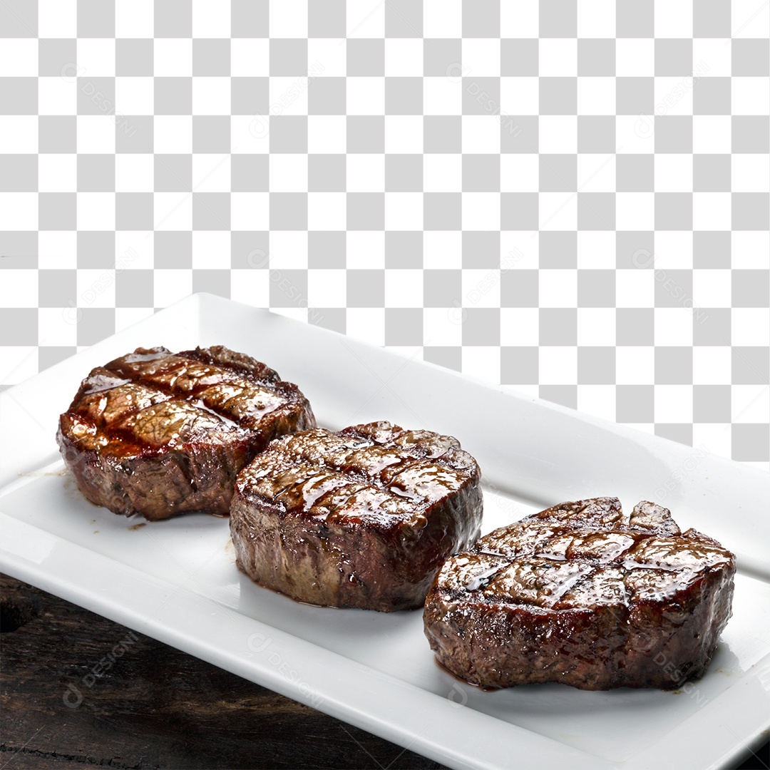 Corte de Filé Mignon PNG Transparente