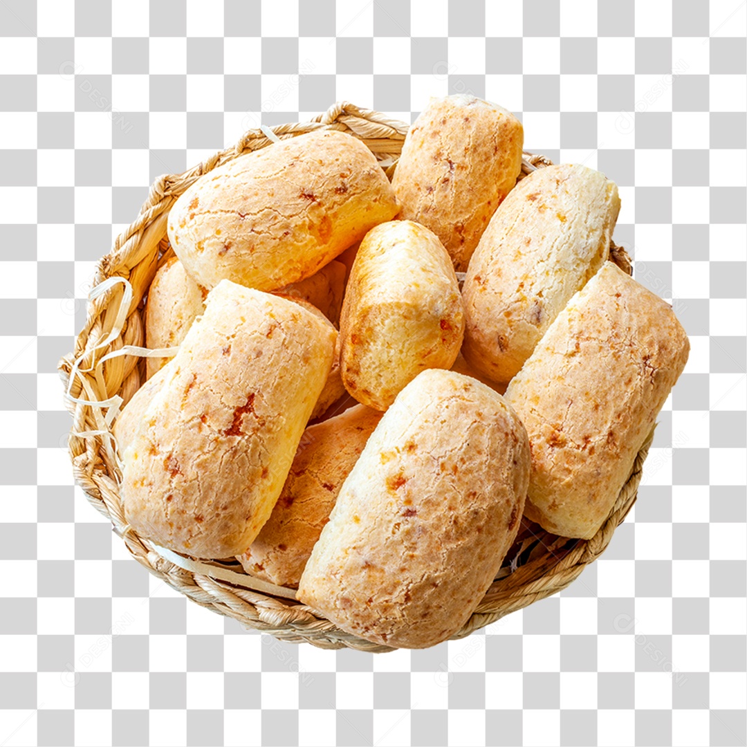 Pão de Queijo Recheado PNG Transparente