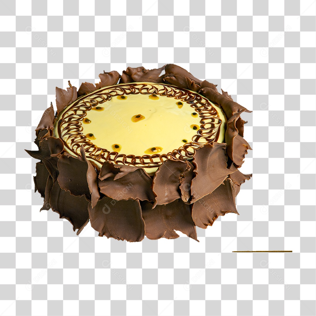 Bolo de Chocolate PNG Transparente