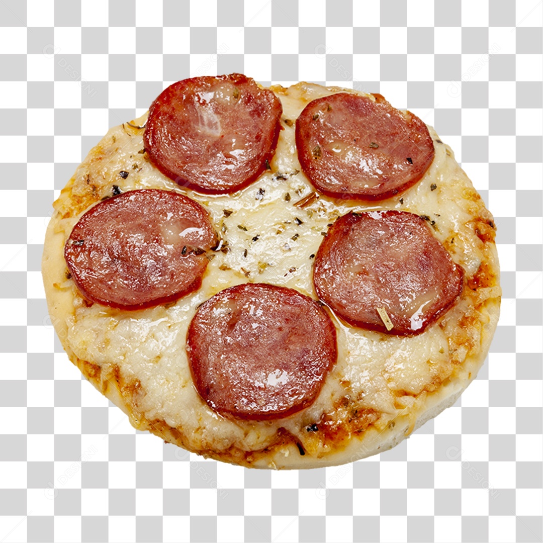 Mini Pizza PNG Transparente