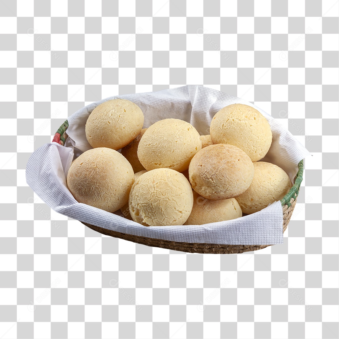 Pão de Queijo Cesta  PNG Transparente