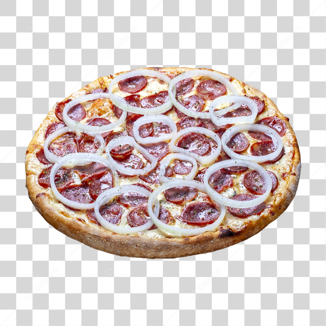 Pizza Acebolada  PNG Transparente