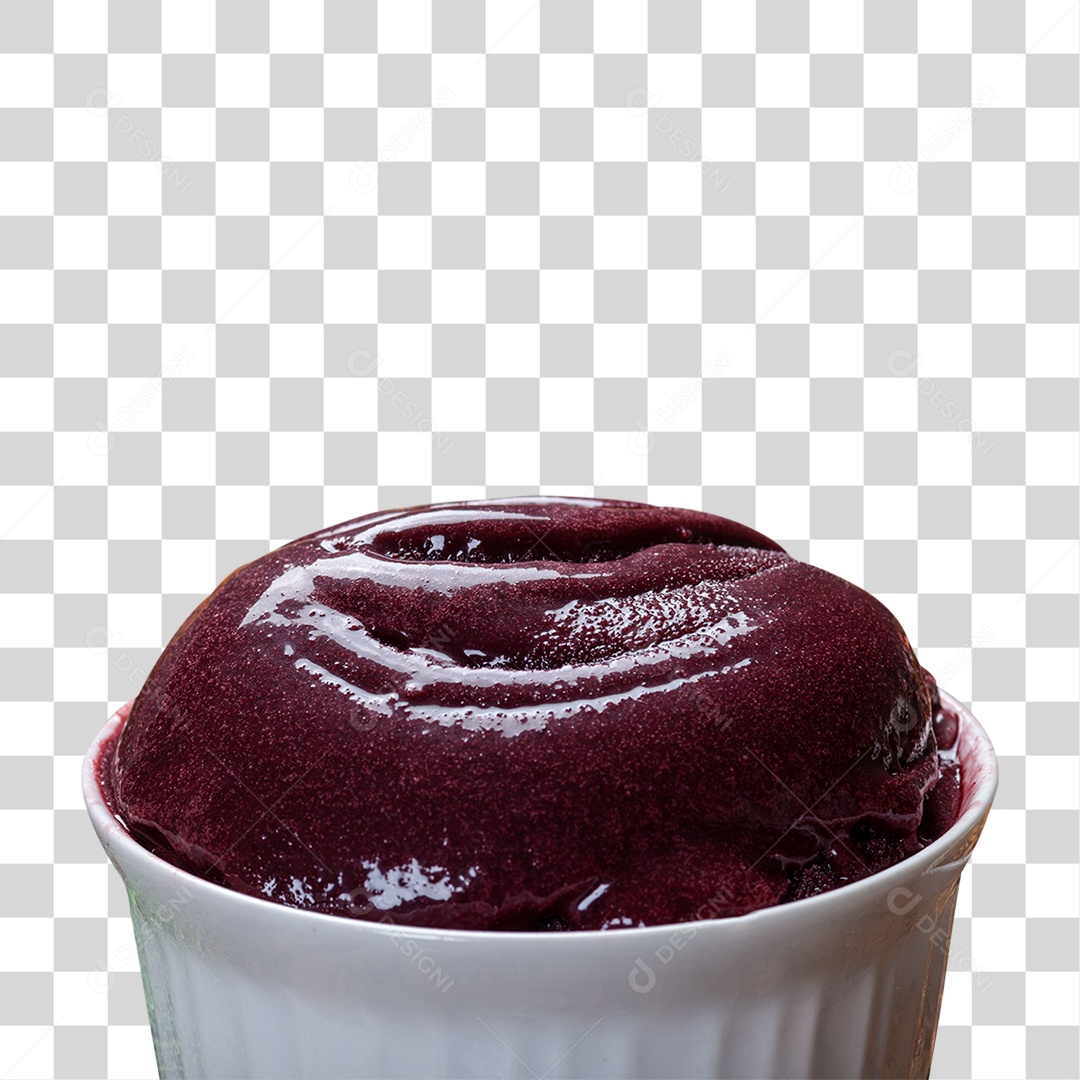 Açaí em Tigela PNG Transparente