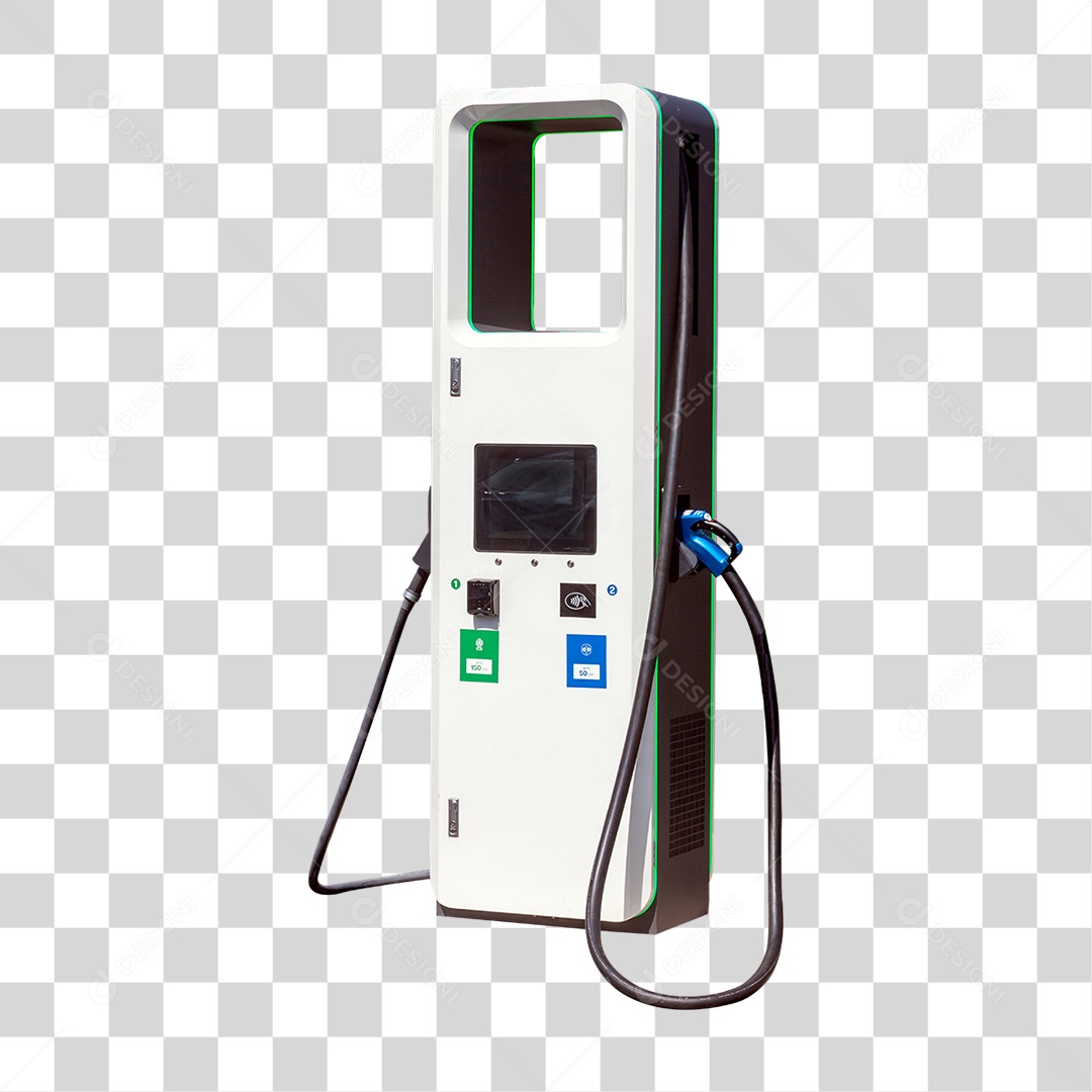 Carregador de Carro Elétrico PNG Transparente