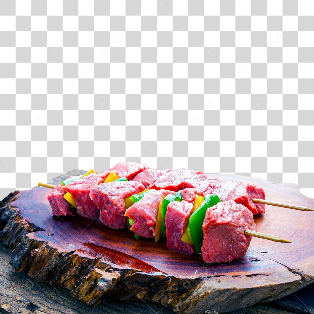 Espeto de Carne PNG Transparente