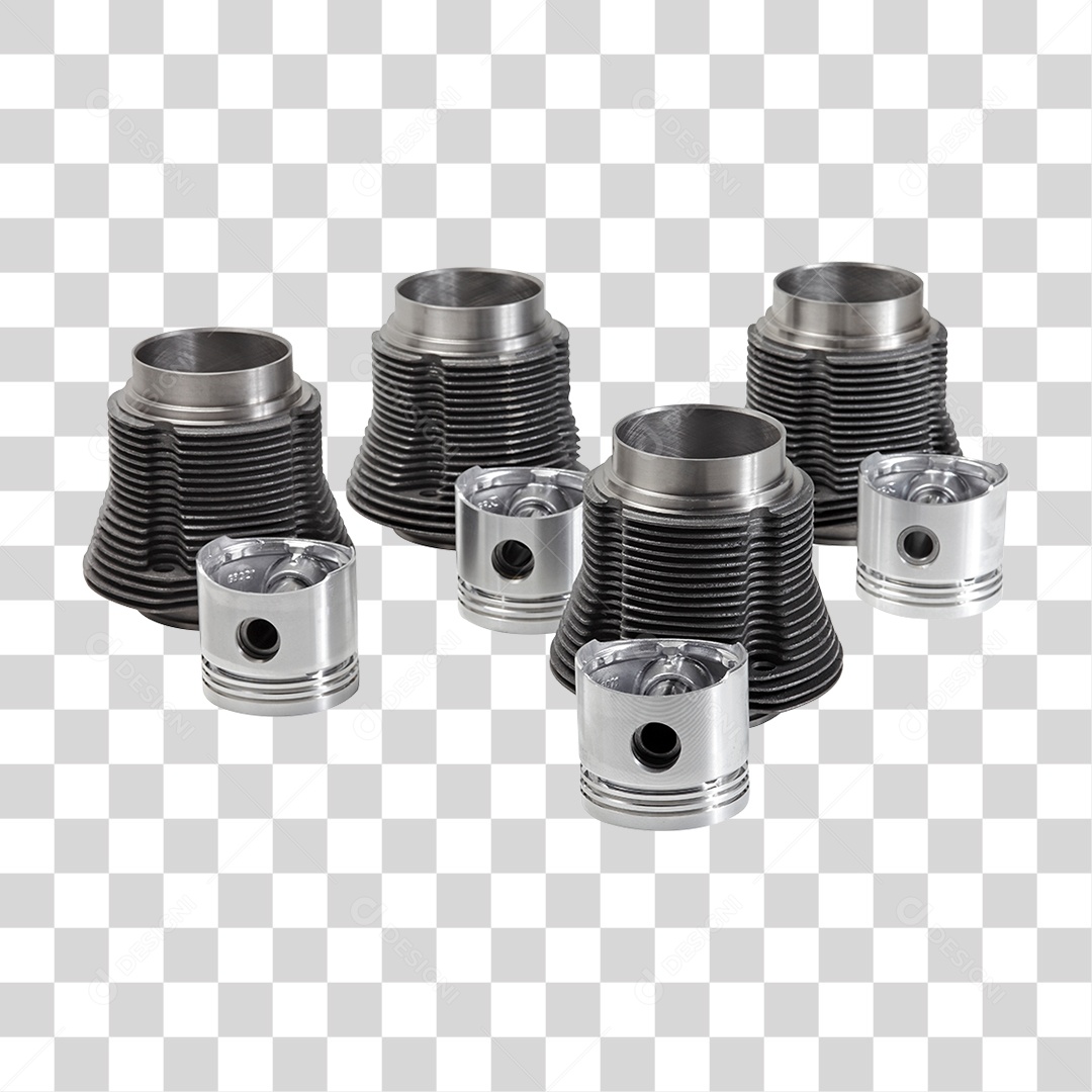 Pistão Peça de Carro PNG Transparente