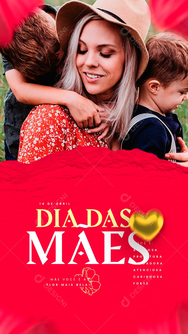 Story Dia Das Mães 14 de Maio Social Media PSD Editável