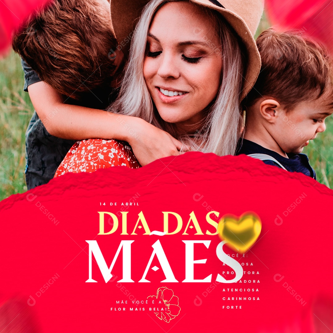 Dia Das Mães 14 de Maio Social Media PSD Editável