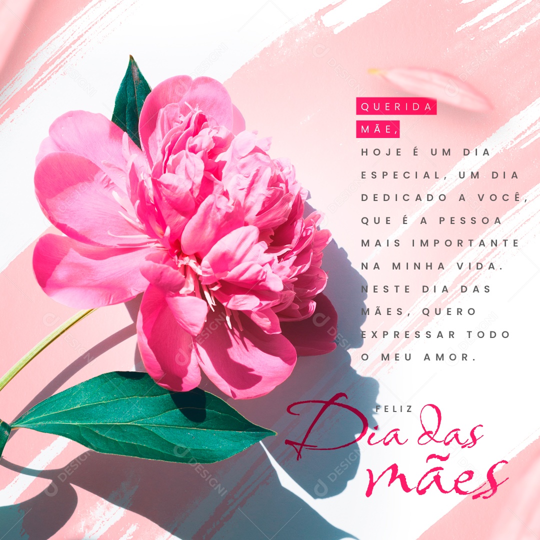 Social Media Feliz Dia Das Mães 14 de Maio PSD Editável