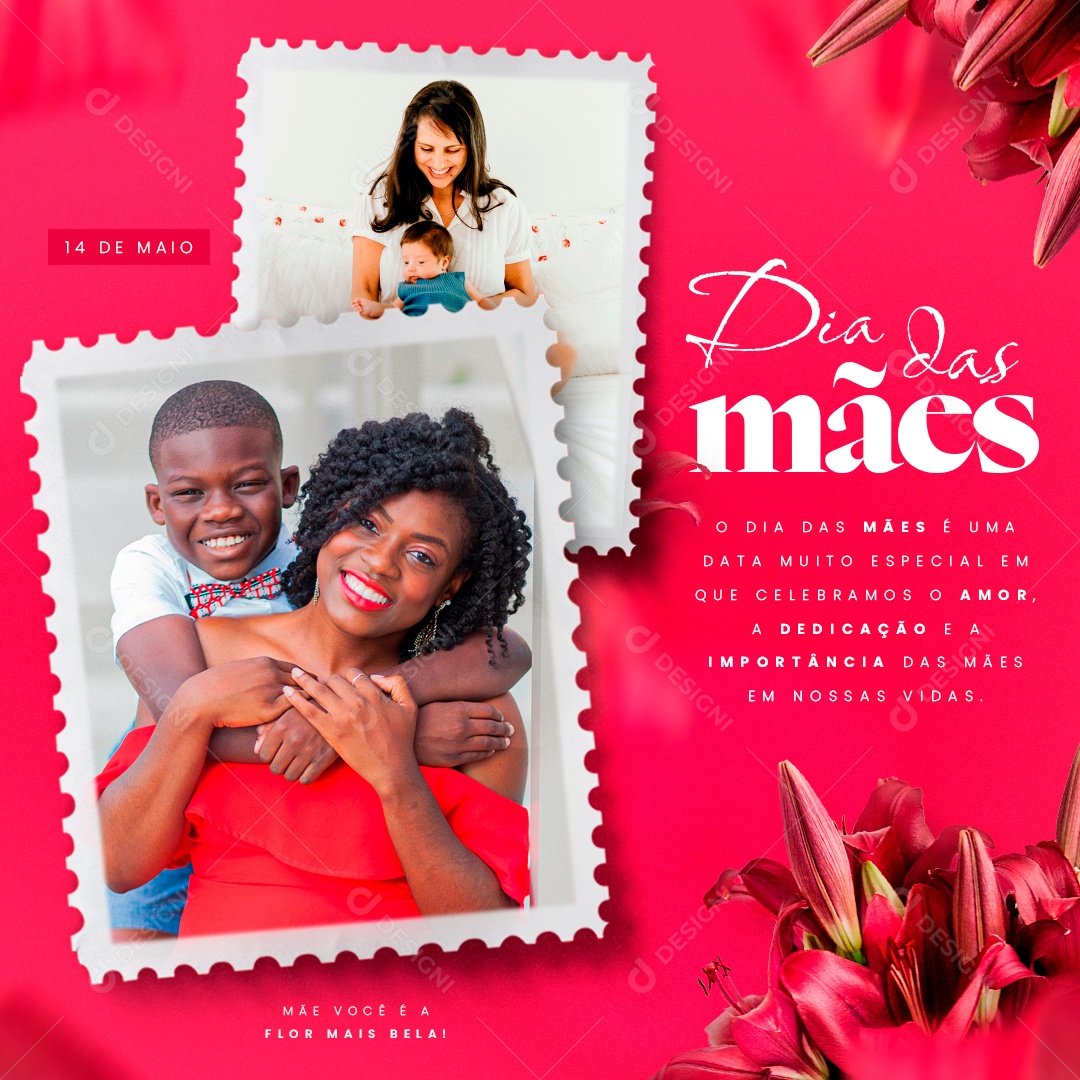 Dia Das Mães 14 de Maio Social Media PSD Editável