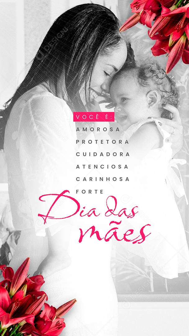 Story Feliz Dia das Mães 14 de Maio Mãe Você é Mais do que Especial Social Media PSD Editável