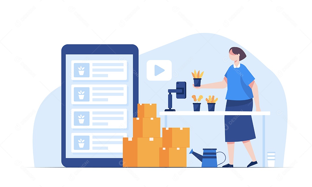 Funcionários de Armazém Vetor EPS