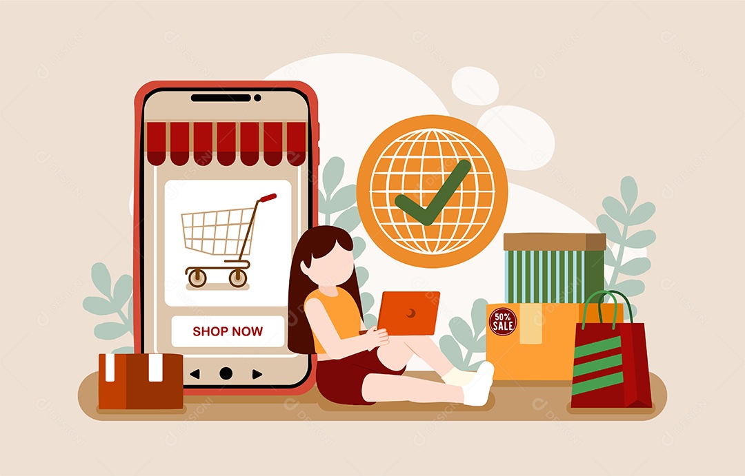 Dia Mundial dos Direitos do Consumidor Vetor EPS