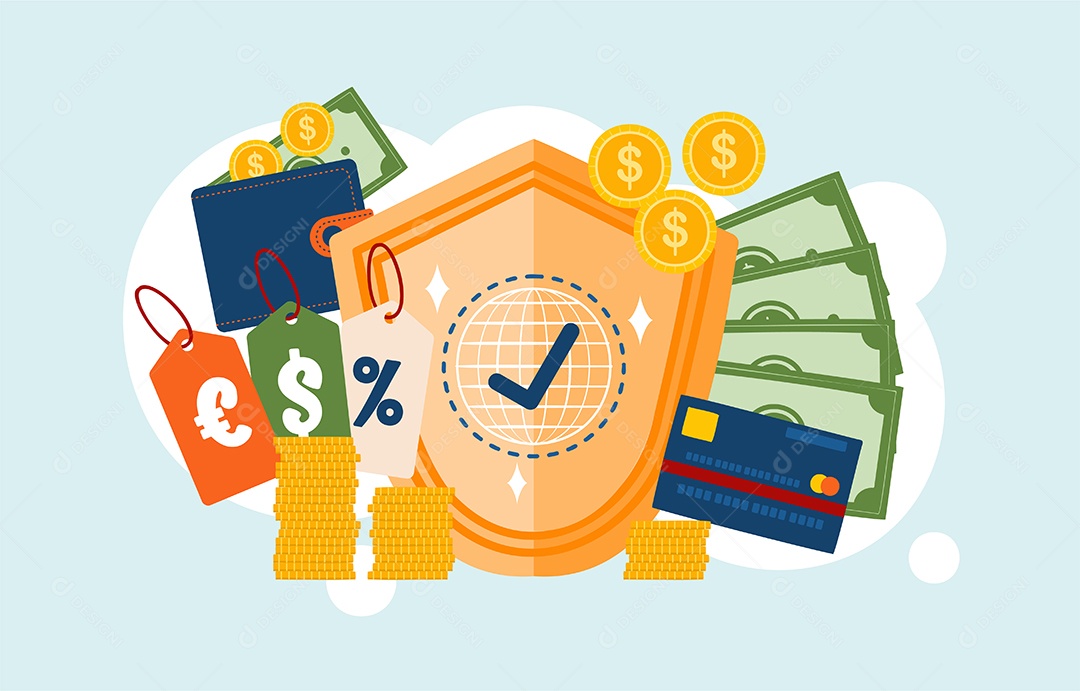 Dia Mundial dos Direitos do Consumidor Vetor EPS